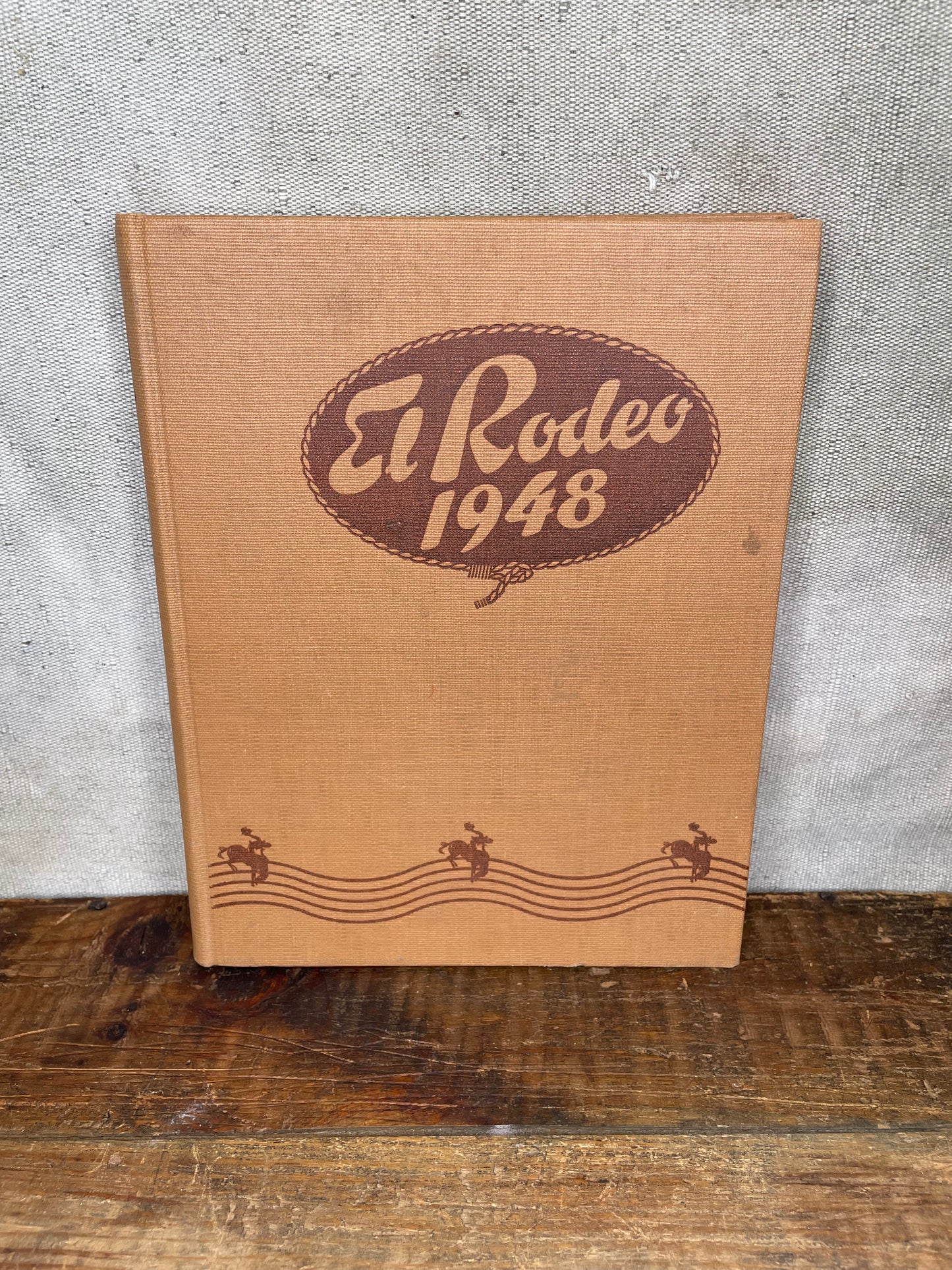 Vintage 1948 40s Cal Poly University El Rodeo Yearbook
