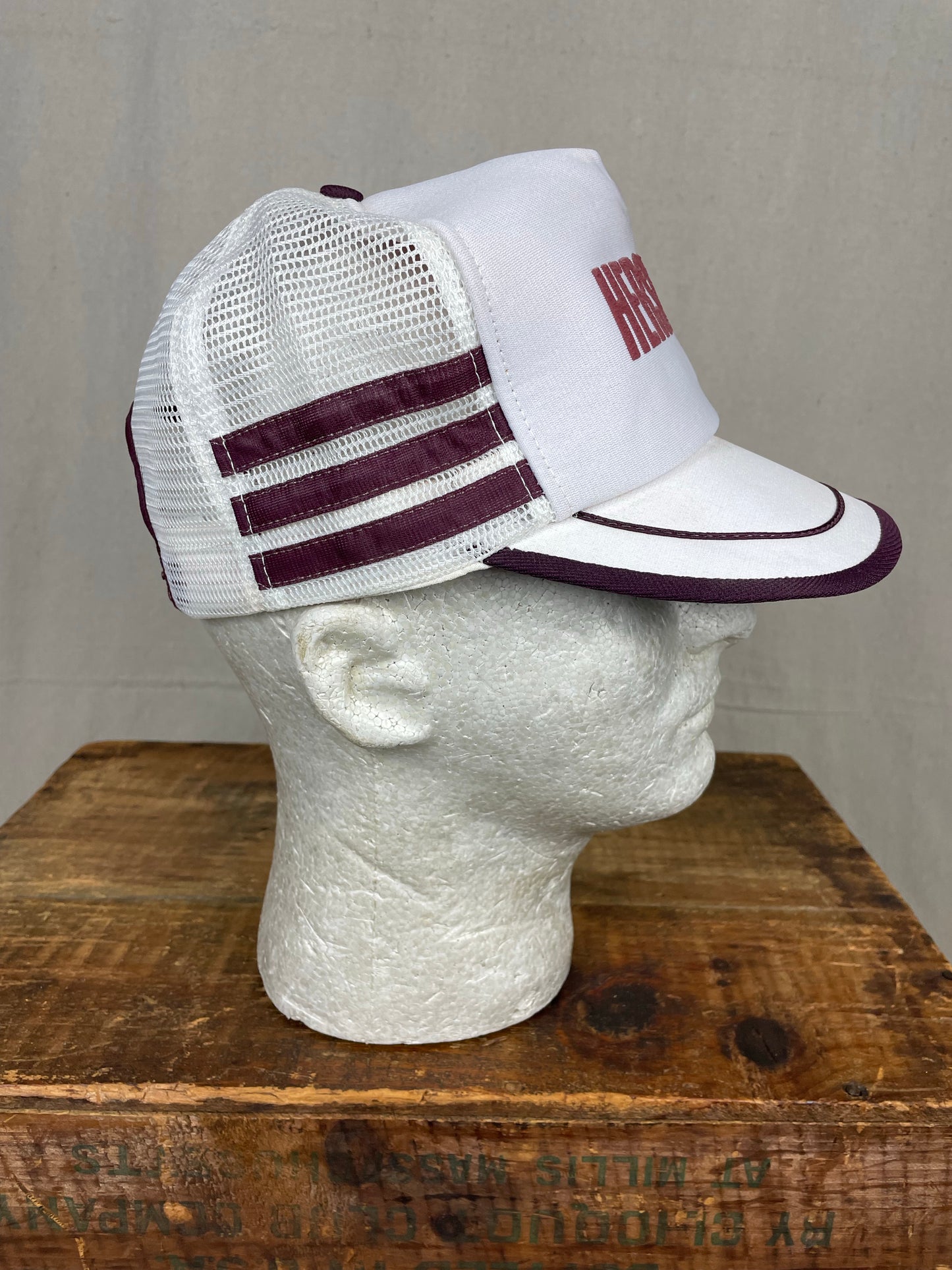Vintage Trucker Hat Stripe Hersey’s Chocolate