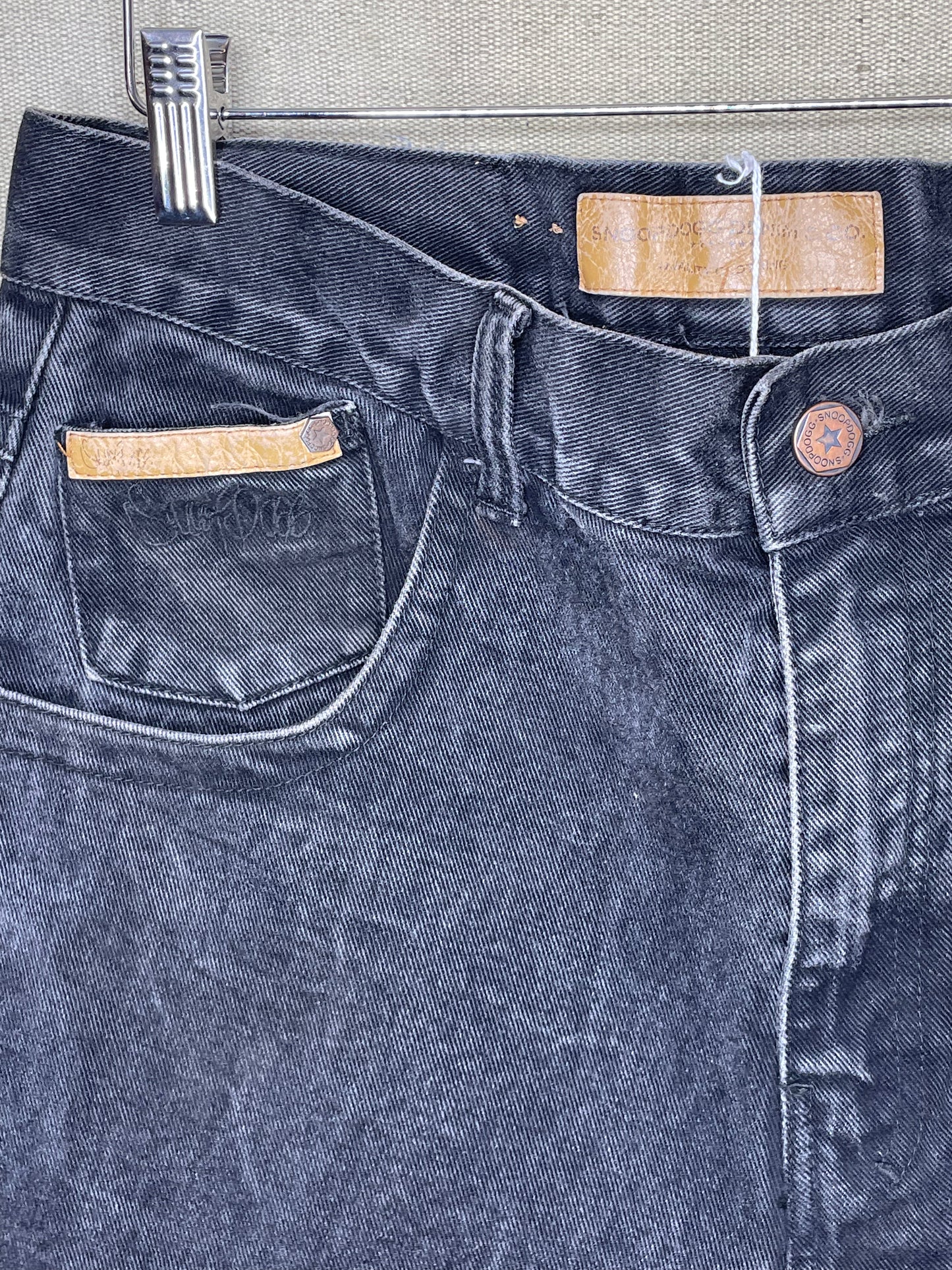 Vintage Y2K Snoop Dog Baggy Denim Jean Shorts W34