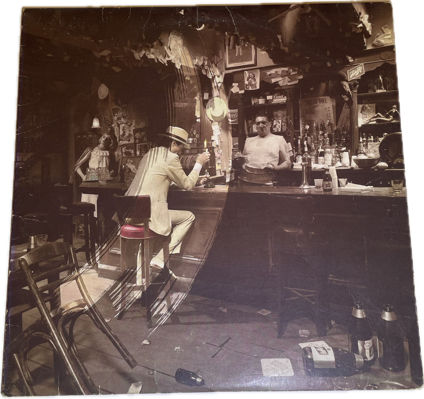 VG VG Led Zeppelin - In Through The Out Door 1979 Vinyl LP COVER