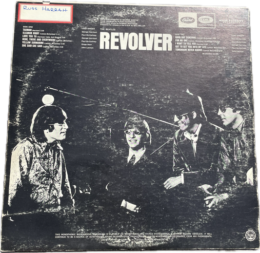 VG- G+ BEATLES Revolver LP 1ST PRESS MONO 1966 IAM Scranton CAPITOL Inner VINYL T2576