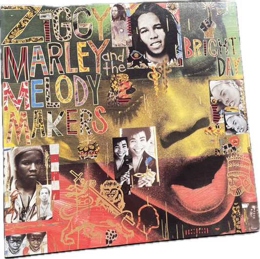 G G ZIGGY MARLEY AND THE MELODY MAKERS BRIGHT DAY 1989 VIRGIN 1-91256 (VINTAGE)