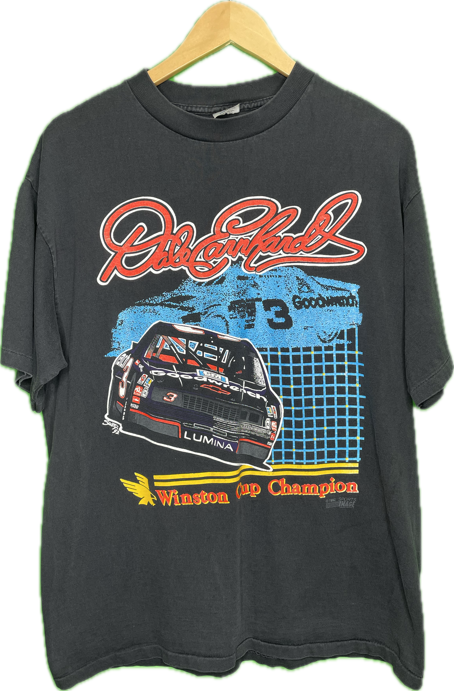 90s Dale Earnhardt Winston Cup Champion Single Stitch T-Shirt Vintage Sz Large