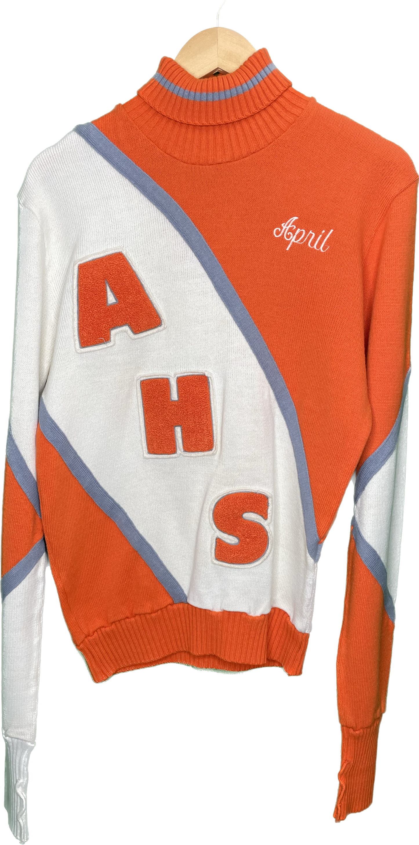 M/L 80s Atascadero High School Cheerleader Sweater