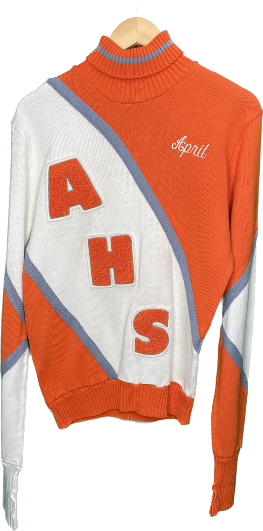 M/L 80s Atascadero High School Cheerleader Sweater