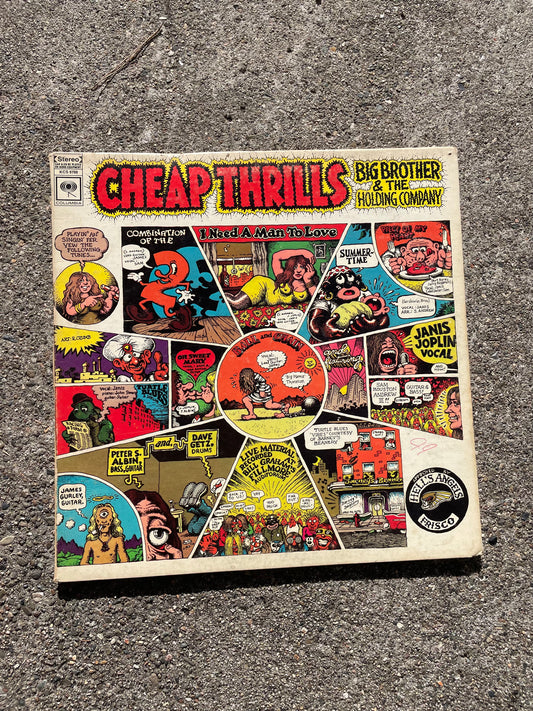 LP G G BIG BROTHER AND THE HOLDING COMPANY CHEAP THRILLS JANIS JOPLIN RARE