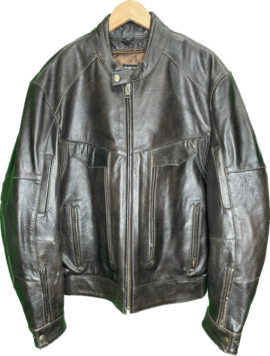 XL Cafe Racer Leather Jacket