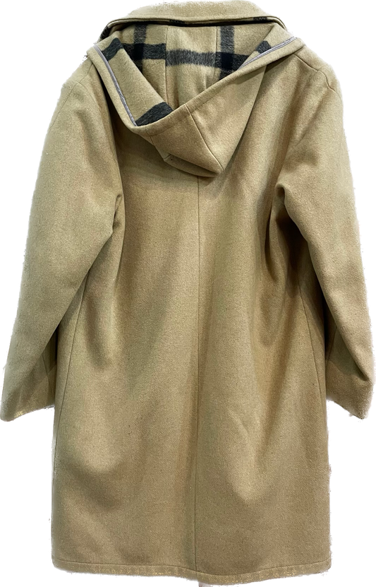 Vintage L/XL Lakeland 50s 60s Wool Mens Coat Hooded