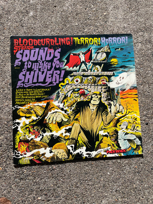LP VG G Sounds To Make You Shiver 1974 Bloodcurdling Terror Horror Pickwick