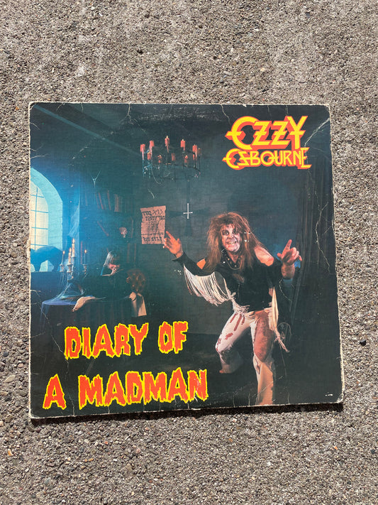 LP G- G- Ozzy Osbourne Diary Of A Madman Vinyl LP Record Album