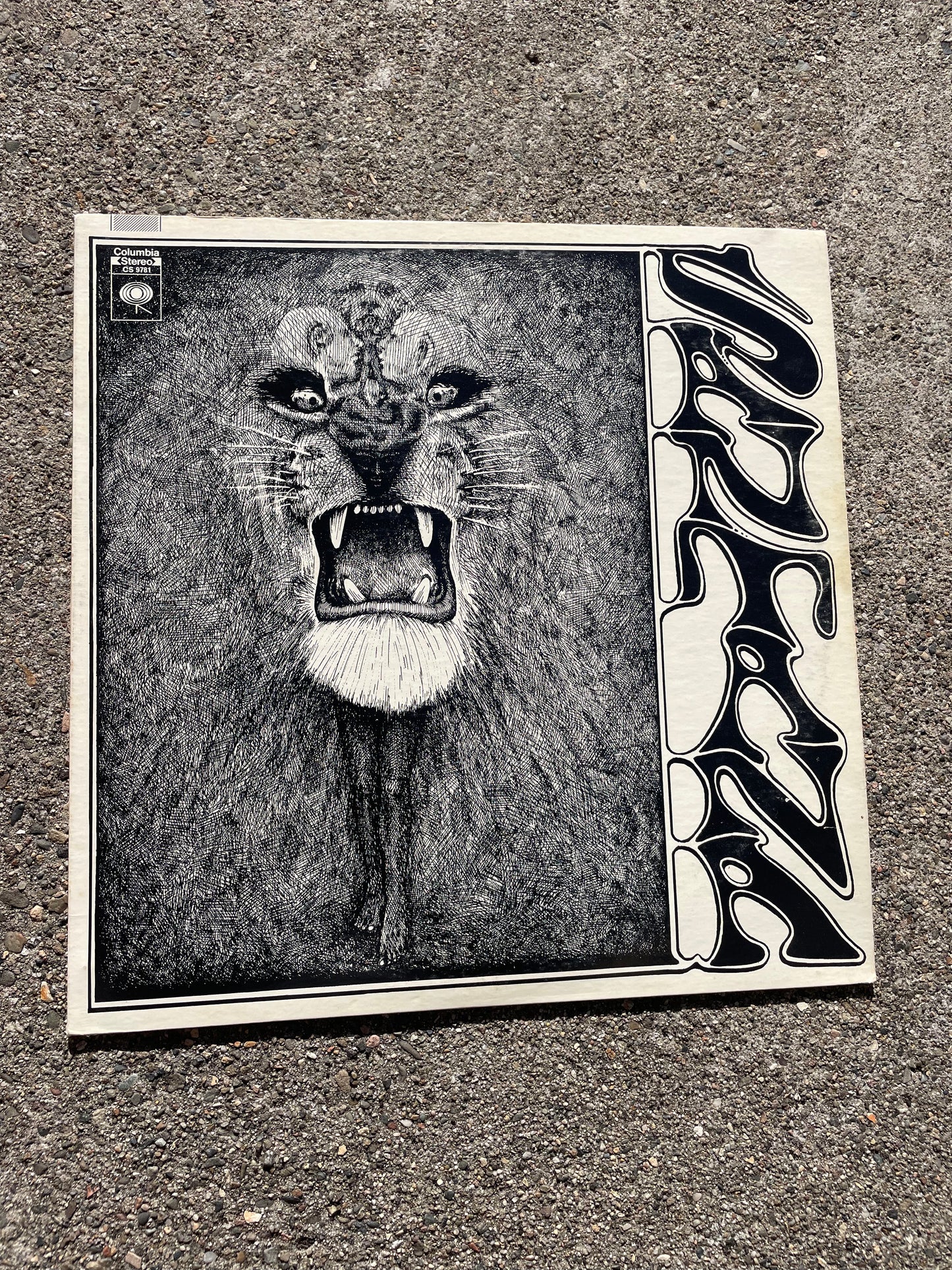 LP VG G+ Santana Self-Titled 1969 Debut Vinyl LP Record Album