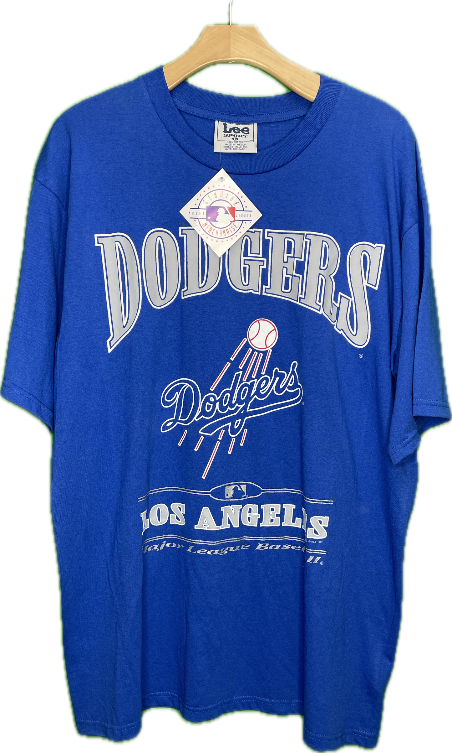 NOS 90s Los Angeles Dodgers Baseball T-Shirt Vintage NWT Sz Large/XLarge