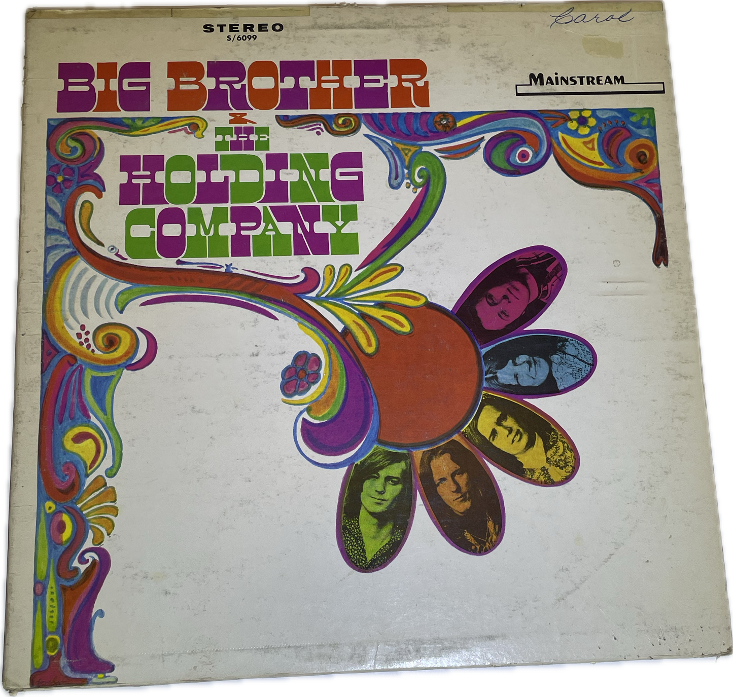 G G+ Janis Joplin Big Brother and the Holding Company s/t self titled Vinyl LP