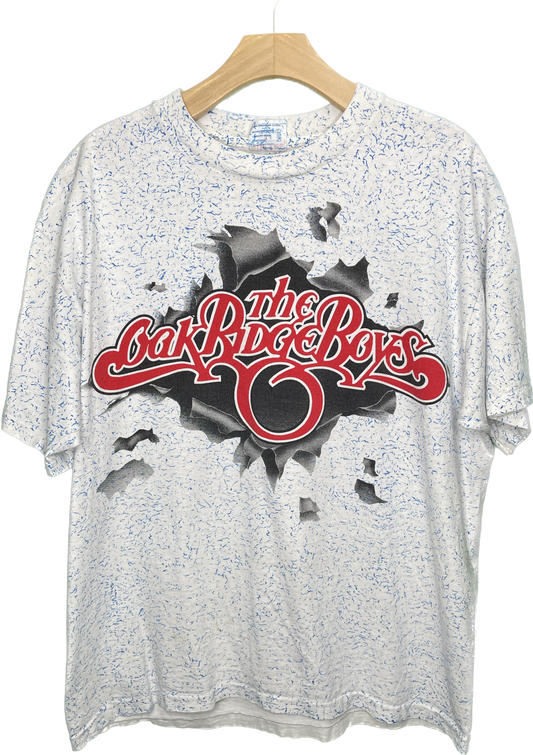Vintage L/XL Oakridgeboys Country Music Band AOP T-Shirt