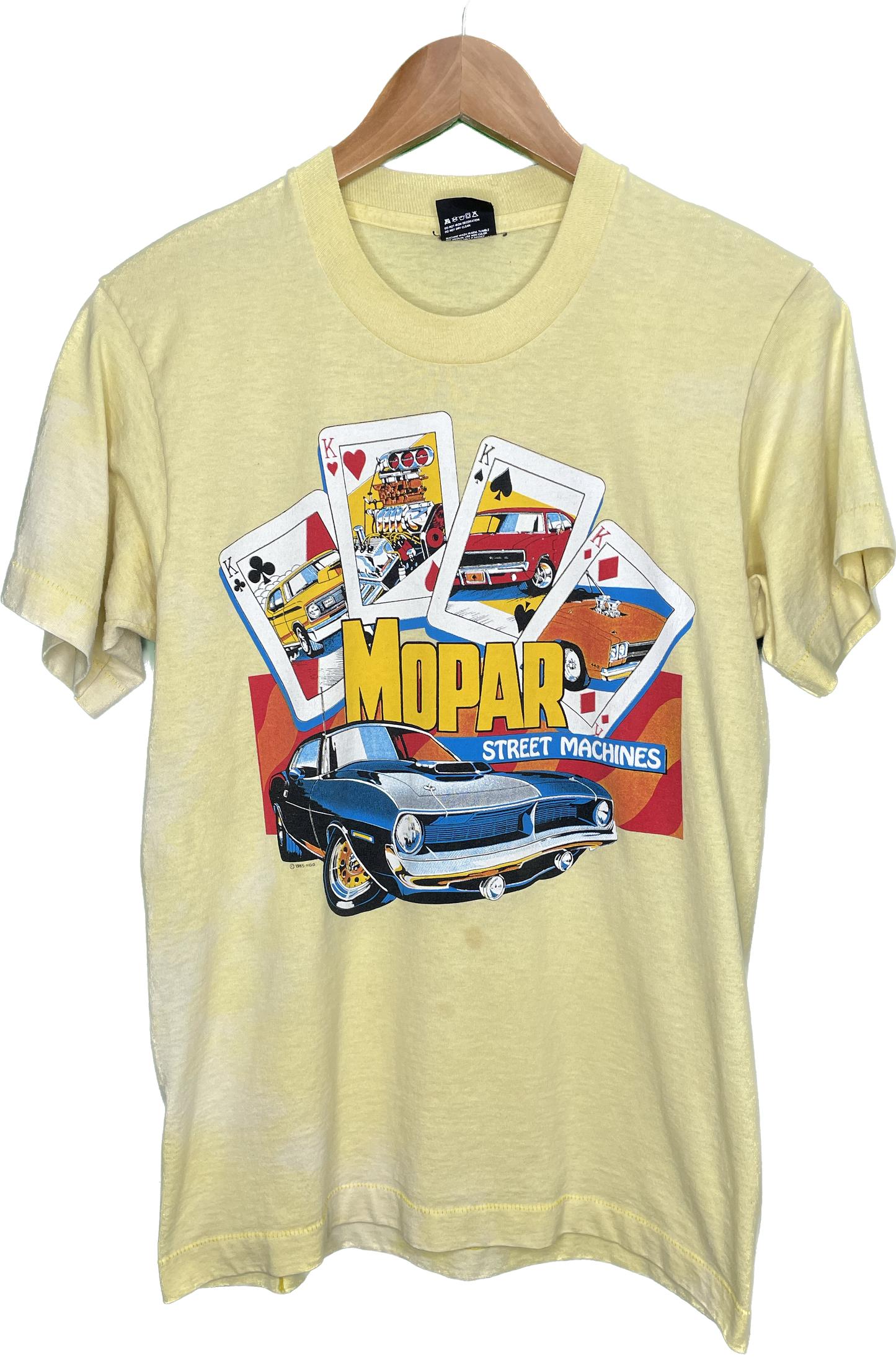 Vintage S 80s Mopar Street Machines Car Racing Cards T-Shirt