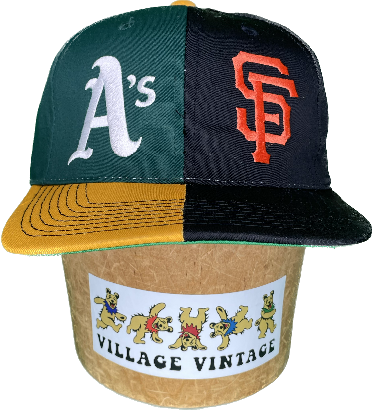 A's sales giants hat