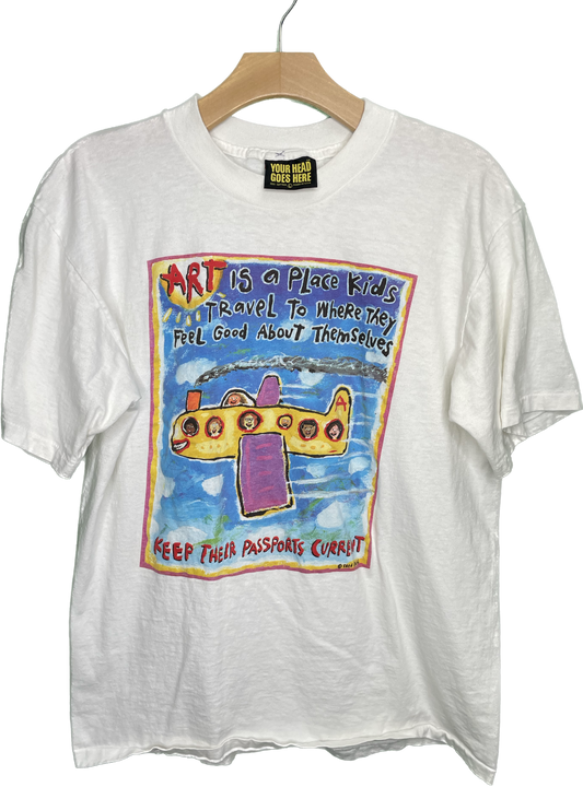 Vintage M/L Fred Babb Art 90s Single Stitch T-Shirt