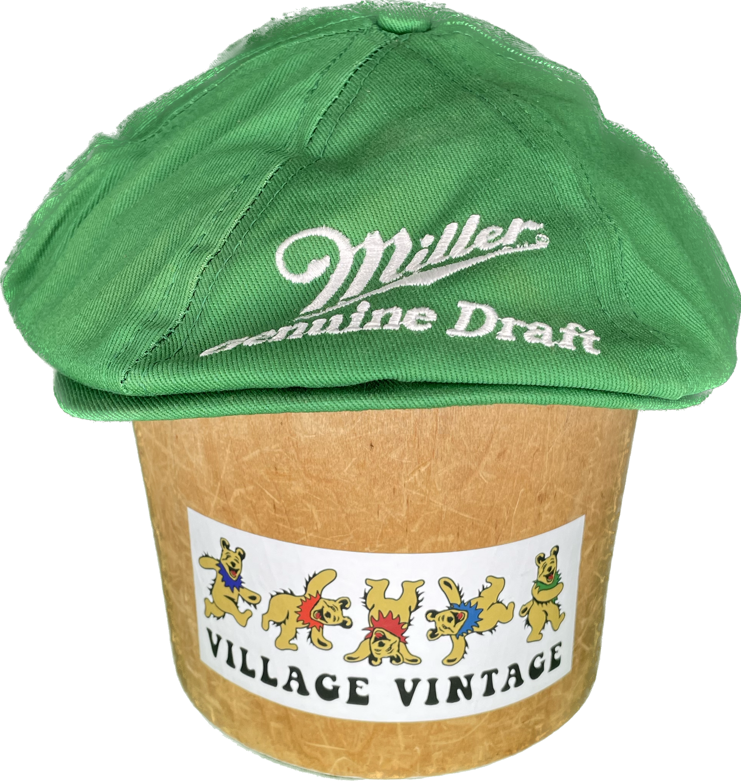 Vintage Miller Genuine Beer St Patrick's Golf SnapBack Hat