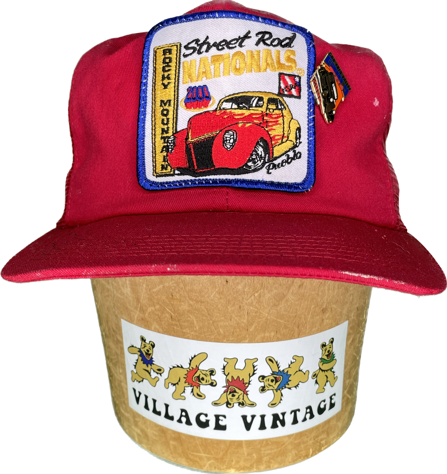 Vintage Rocky Mountains Street Rod Nationals Hotrod 80s SnapBack Trucker Hat