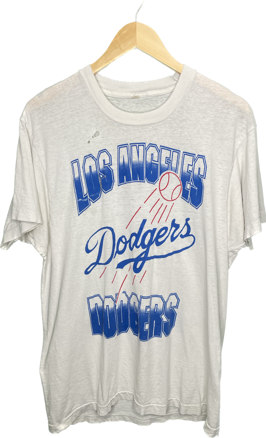 Vintage M/L Los Angeles Dodgers 90s Distressed Baseball T-Shirt