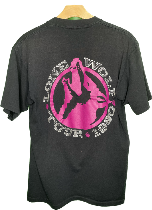 Vintage M/L Hank Williams Jr Lone Wolf Band Tour Concert T-Shirt