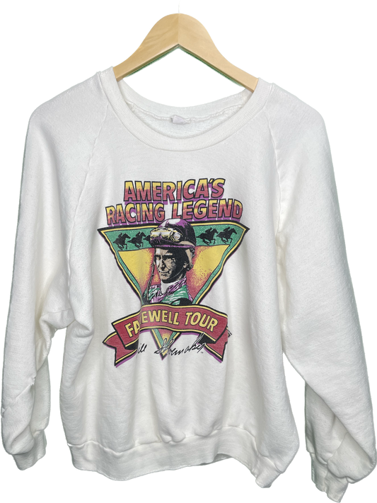 Vintage XL 80s Americas Legend Horse Racing Sweatshirt