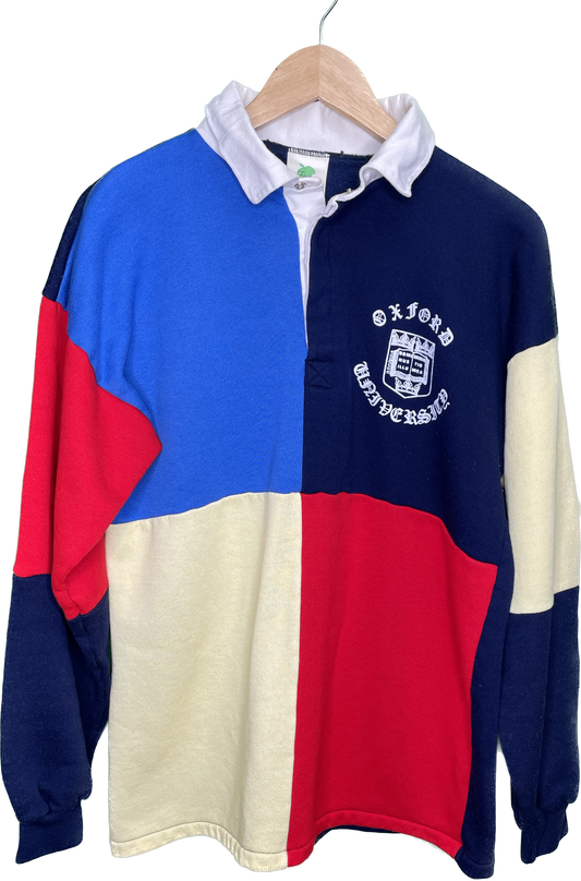 Vintage L Oxford University Rugby Jersey Shirt 80s