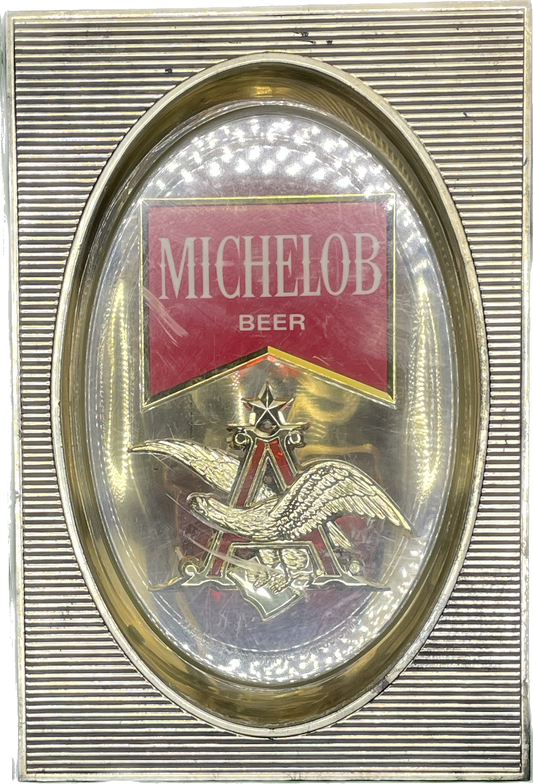 Vintage 80s Michelob Beer Wall Hanging Sconce Light