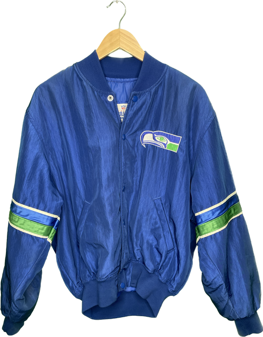 Vintage XL Seattle Seahawks NFL Football Starter Button Up Jacket