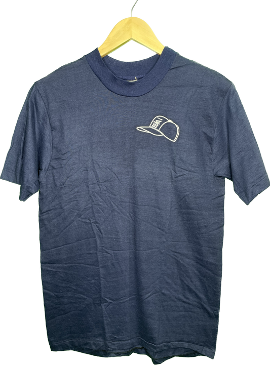 Vintage XS/S 80s Babe Ruth Baseball Arroyo Grande State Tournament Navy T-Shirt