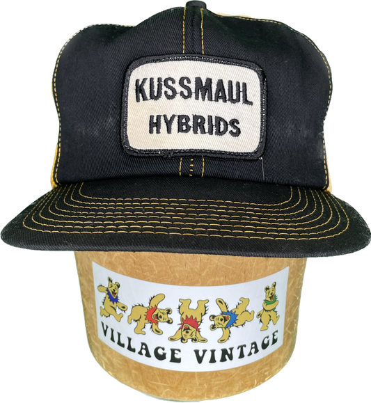 Vintage Kussmaul Hybrids 80s Farming SnapBack Trucker Hat