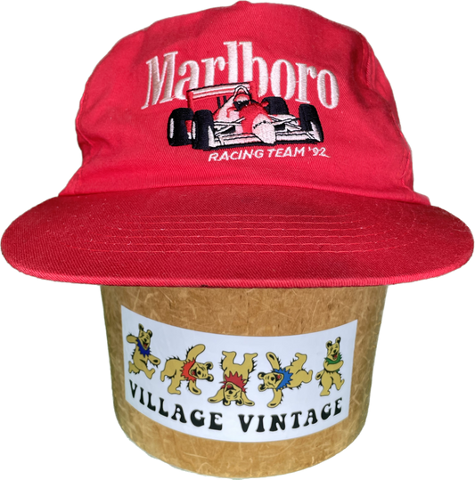Vintage Marlboro Cigarettes Racing Team 90s SnapBack Trucker Dad Hat
