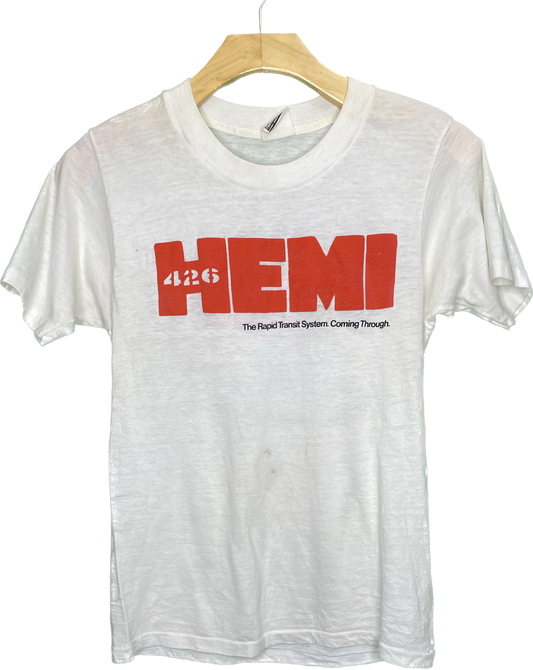 Vintage XS Hemi Rapid Transit System Car Racing T-Shirt