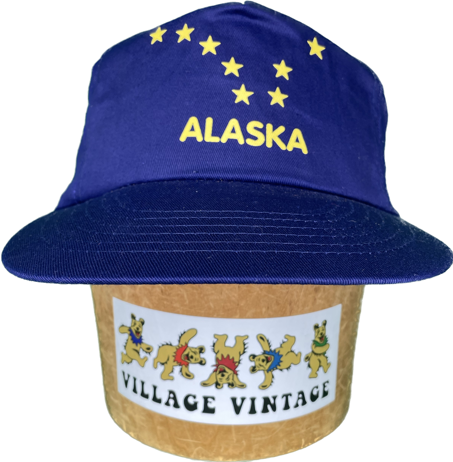 Vintage Alaska State Souvenir Rope SnapBack Trucker Hat