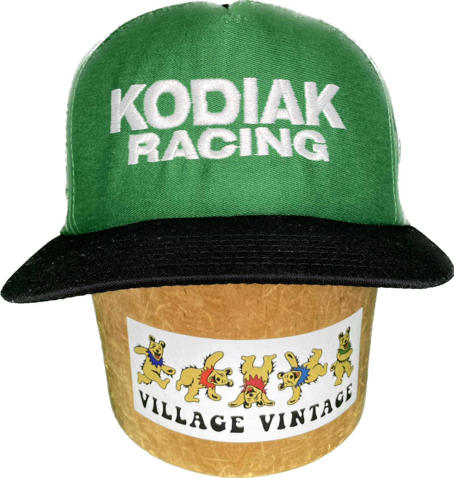 Vintage 90s Kodiak Chew Racing Tobacco SnapBack Trucker Dad Hat