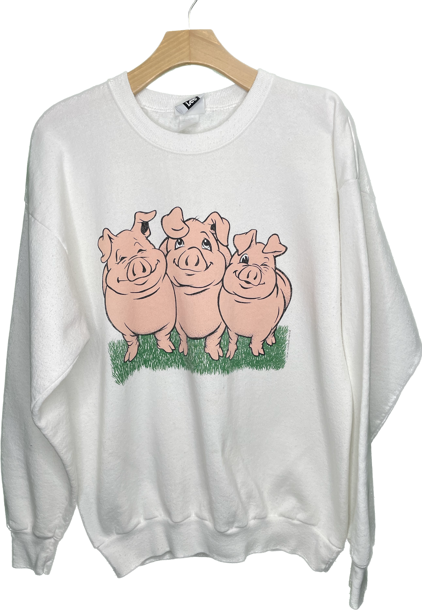 Vintage L/XL Three Little Pigs Front Butts Sweatshirt