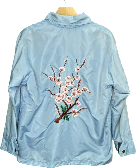 Vintage M/L 70s Souvenir Embroidered Cherry Blossom Jacket