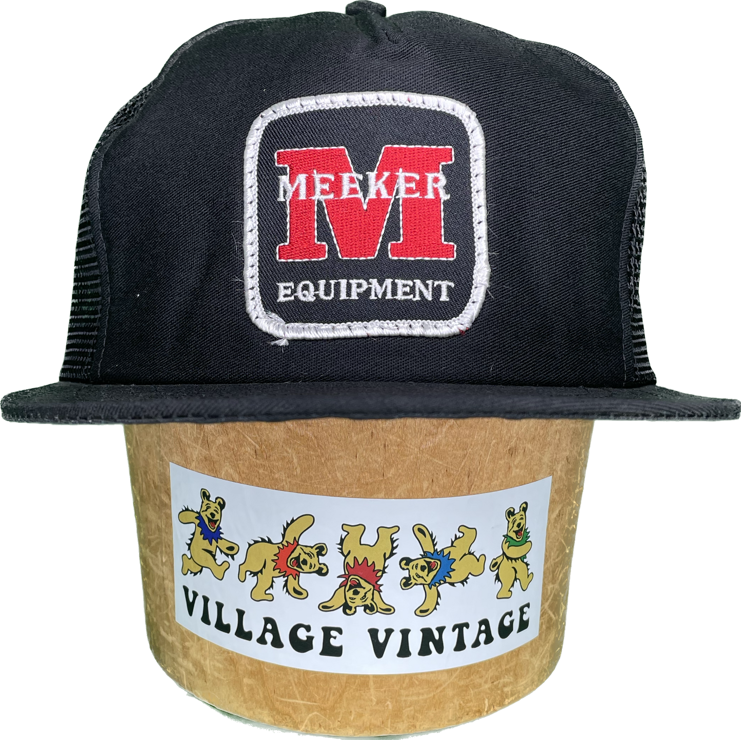 Vintage Meeker Equipment Asphalt Plant Equipment SnapBack Trucker Hat