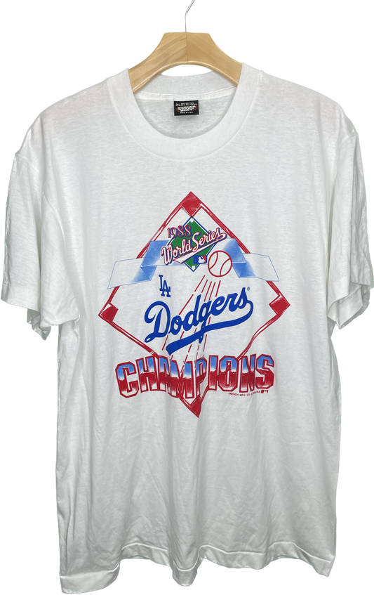 Vintage L 1988 Los Angeles Dodgers World Series Champions 88 T-Shirt
