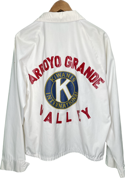 L 90s Arroyo Grande Valley Kiwanis International Club Zip Up Jacket