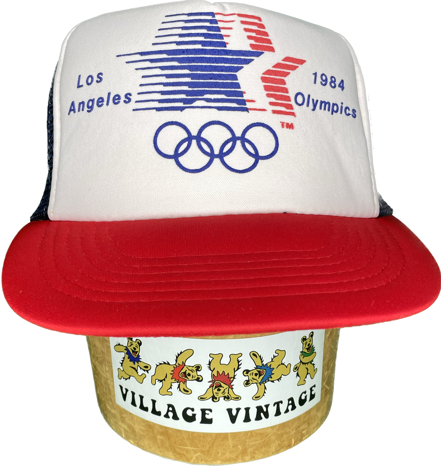 Vintage 80s Los Angeles Olympics 1984 SnapBack Trucker Hat