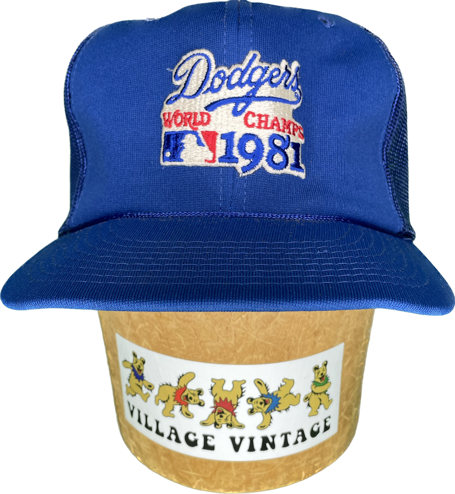 Vintage1981 Los Angeles Dodgers Wold Champs Snapback Trucker Hat