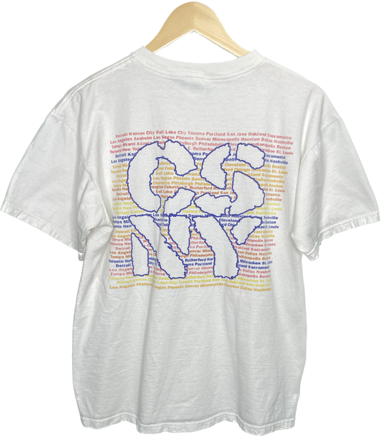 Vintage M/L Crosby Stills Nash Young Band Concert Tour T-Shirt