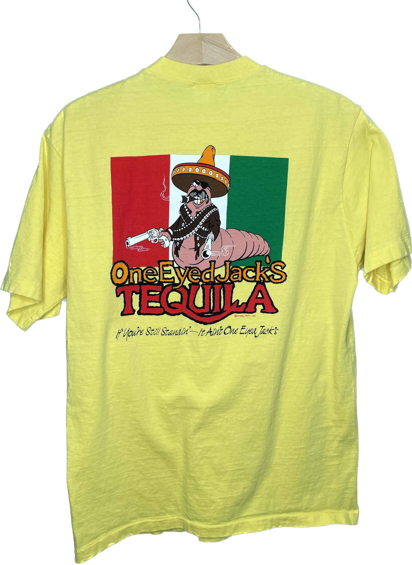 Vintage S/M One Eyed Jack’s Tequila Crazy Shirts T-Shirt