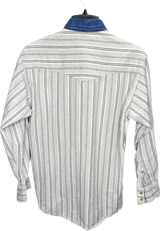 Vintage L Pendleton Cotton Jean Button Up Flannel Shirt