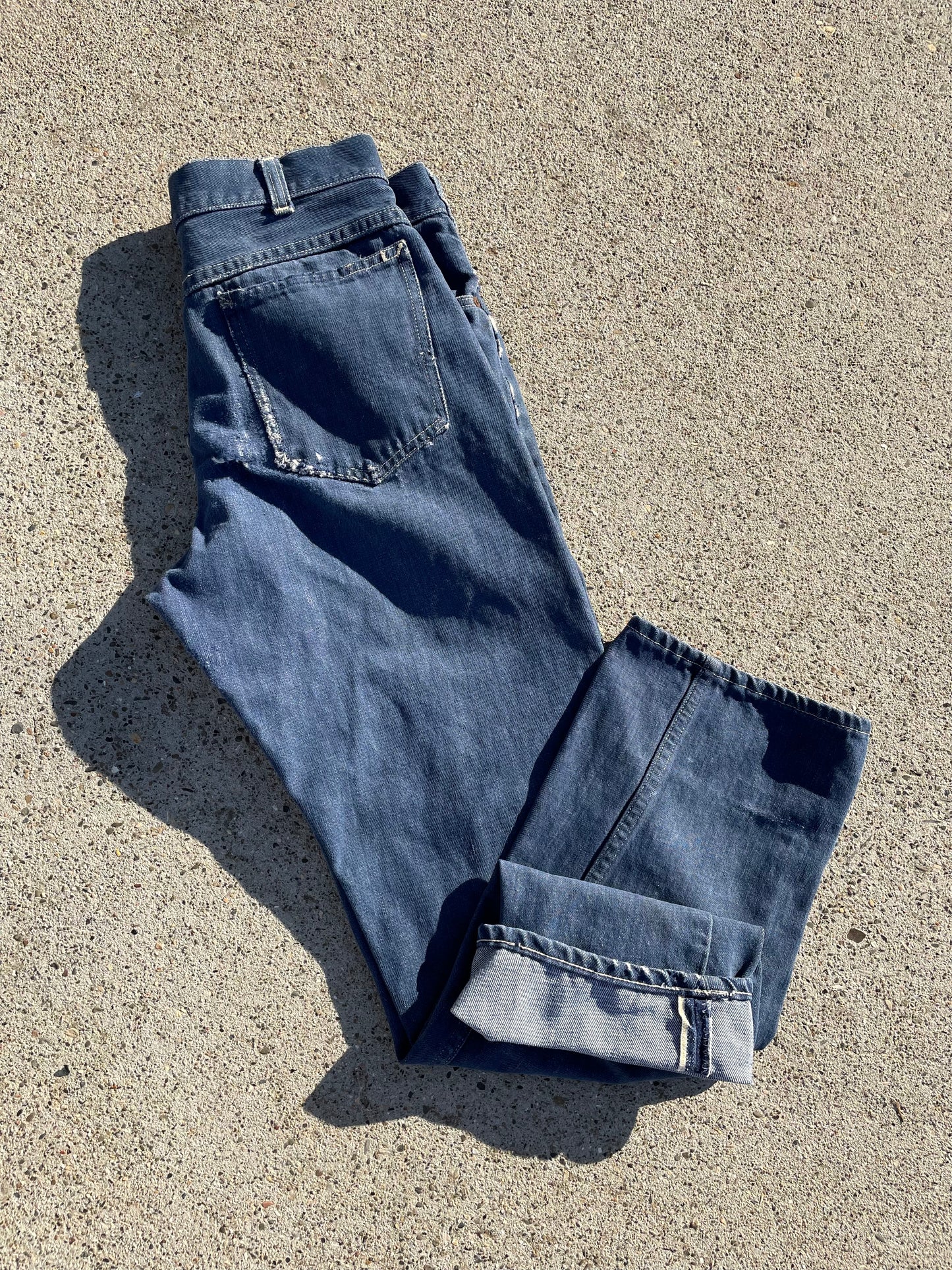 Distressed Selvedge Denim JCP Foremost Jeans