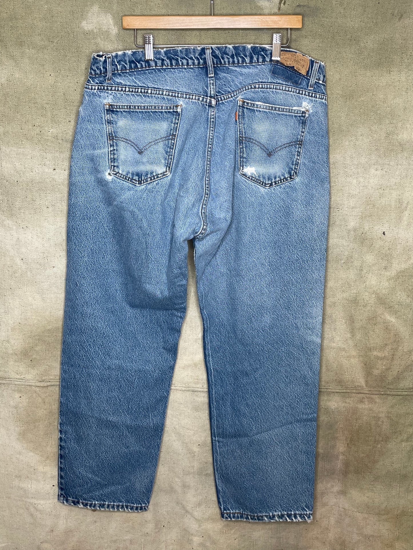 Vintage W40” x 30” Orange Tab Denim Levis Jeans