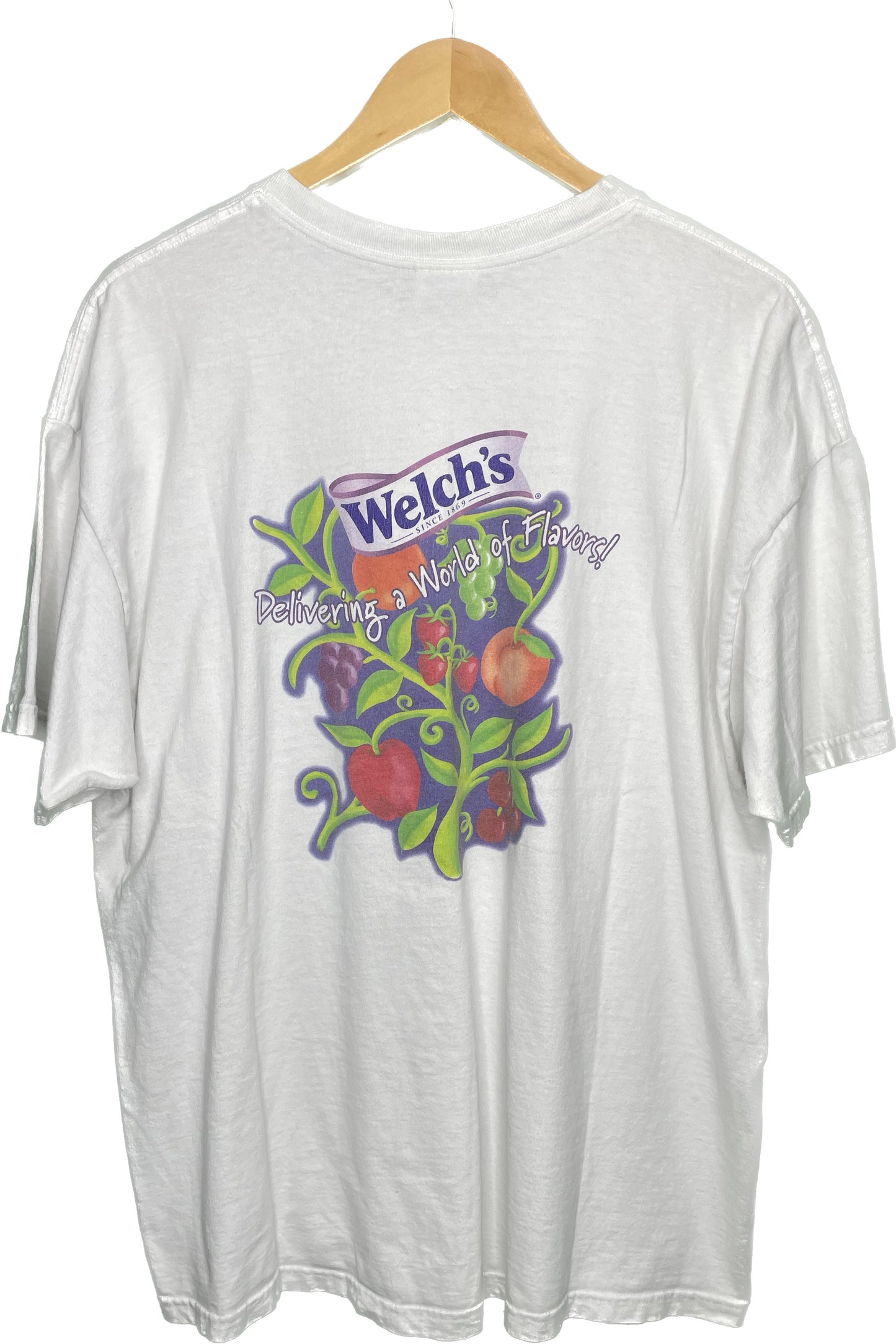 Vintage XL Welch's Single Serve Juices Shirt