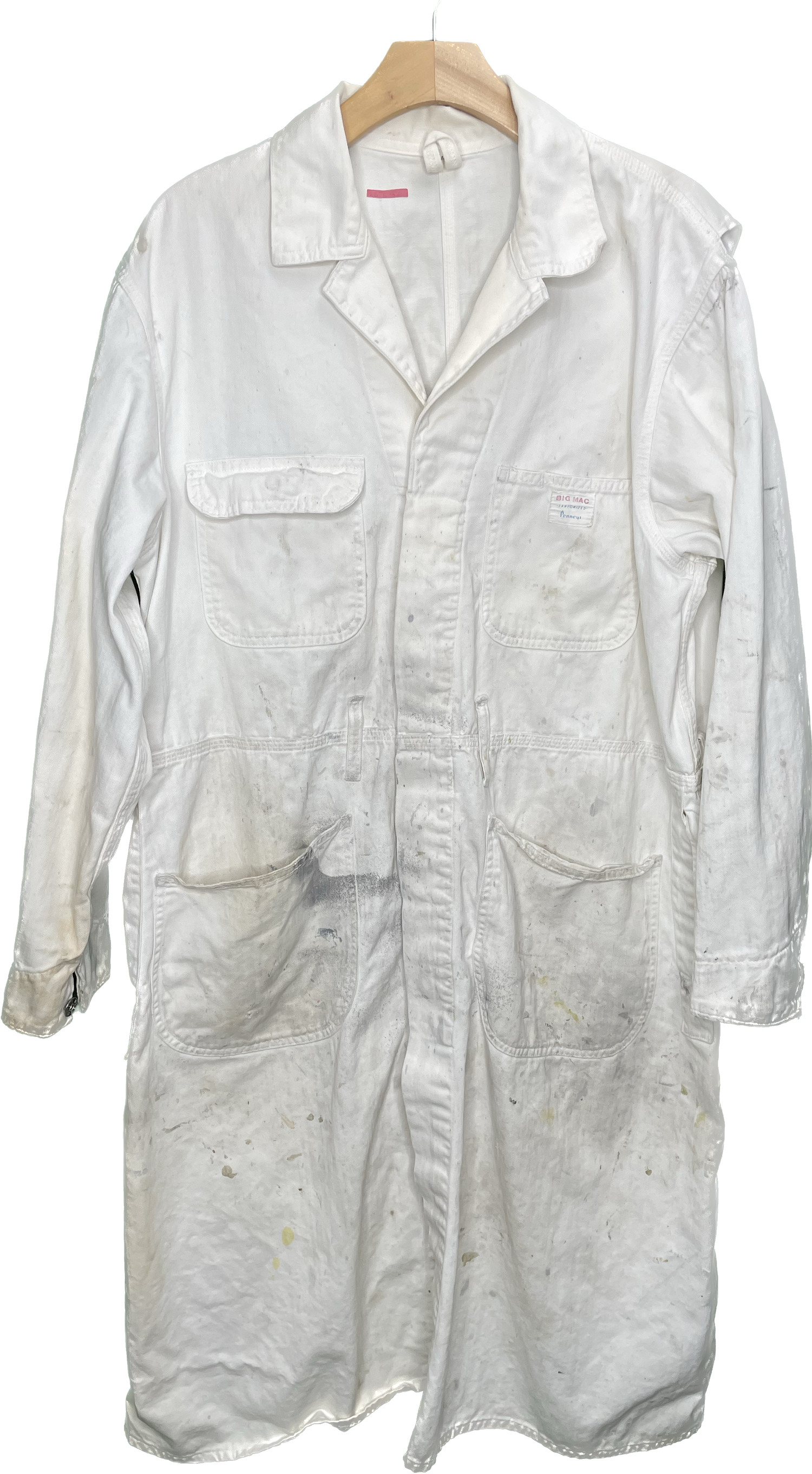 Vintage L/XL 50s 60s Big Mac Work Wear Shop Coat Lab HBT