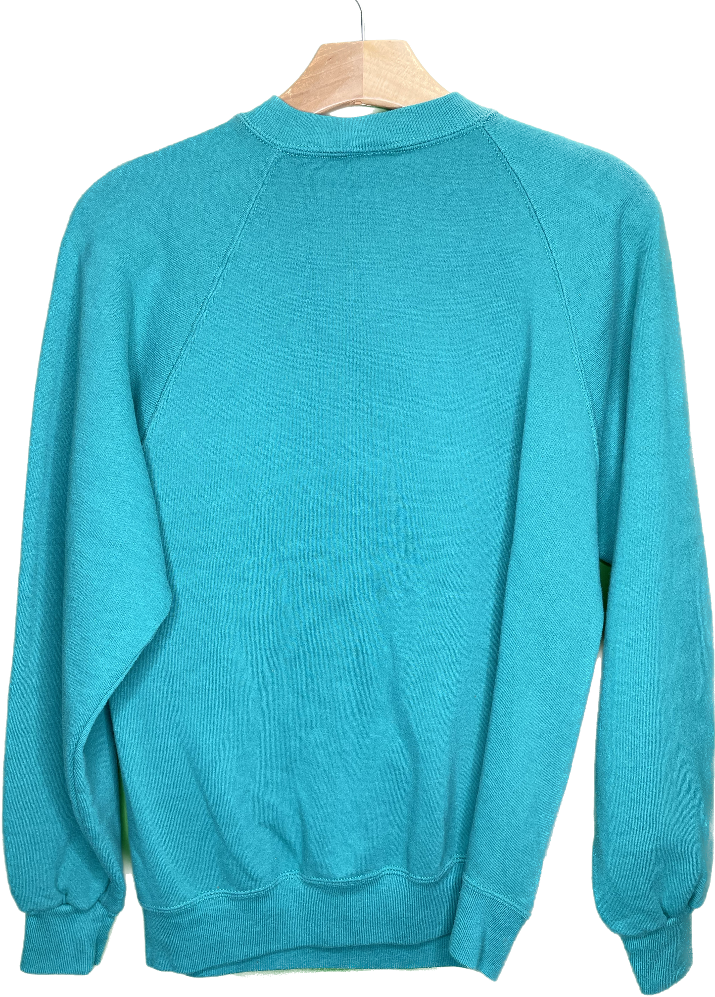 Vintage M Recycle Reduce Rewear Village Vintage Merch Teal 90s Crewneck Sweatshirt
